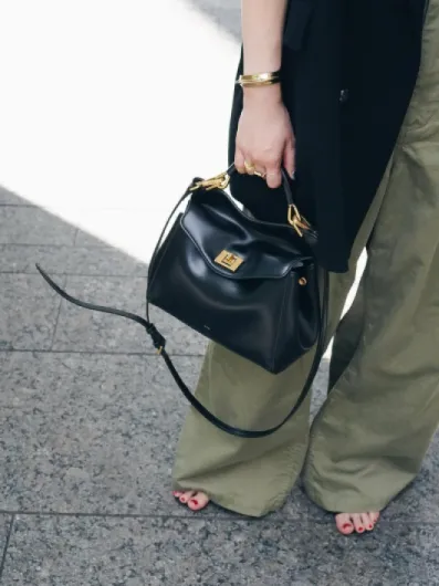 JW PEI Lucia Sac à main pour femme Noir