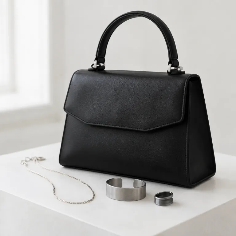 Sac noir et bijoux : les accords métal qui changent tout, de l'or au gunmetal