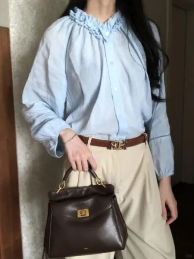 Lucia Sac à main pour femme Marron Foncé