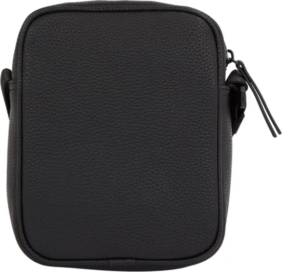 Sac à Bandoulière Homme Essential PU Mini Reporter Petit Taille unique Noir (Black)