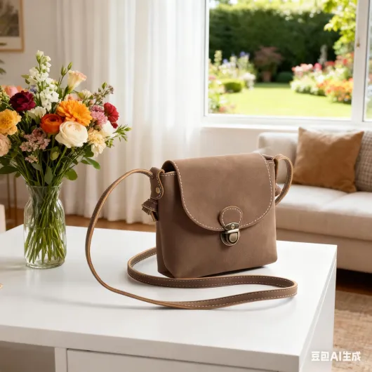 Petit Sac Bandouliere Femme de Verrouillage Antivol, Sac a Main Femmes Sacoche Femme Bandoulière Rétro Pochette Téléphone Portable Café