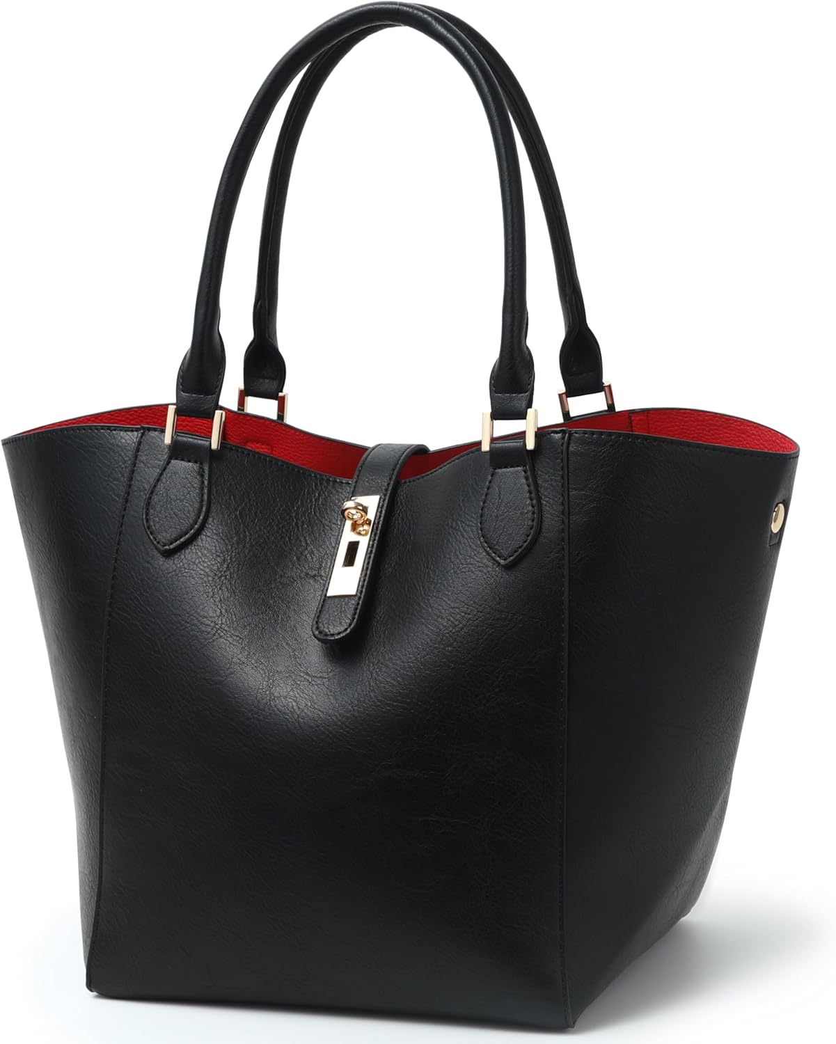 Sqlp-Grand travail Sac Cabas Femme Voyage Sacs à Main Sac Fourre Tout Bandoulière Femme Portés épaule Designer cuir sac Besace Noir