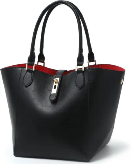 Sqlp-Grand travail Sac Cabas Femme Voyage Sacs à Main Sac Fourre Tout Bandoulière Femme Portés épaule Designer cuir sac Besace Noir