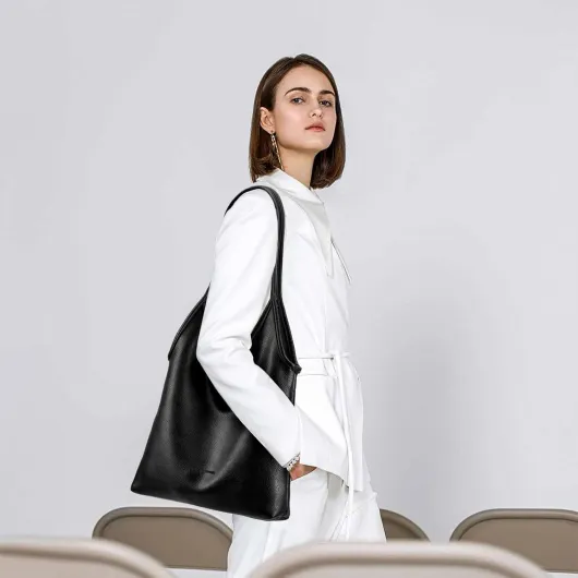 Montana West Sacs Hobo en cuir pour femmes sacs à main et sacs à bandoulière tendance, noir