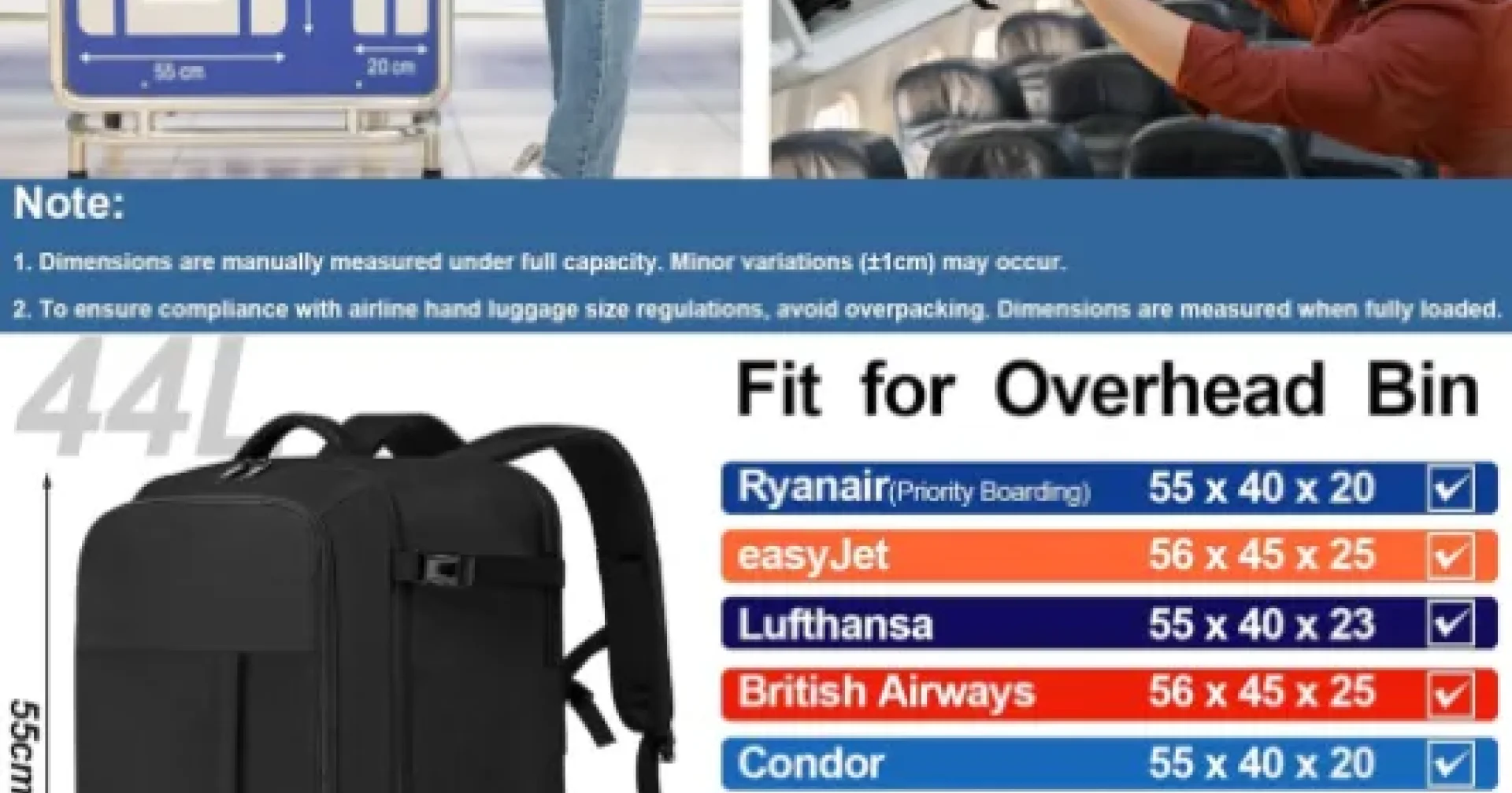 Perfectible Test du Bagage Cabine LIGSAN : le compagnon de voyage pratique mais ...