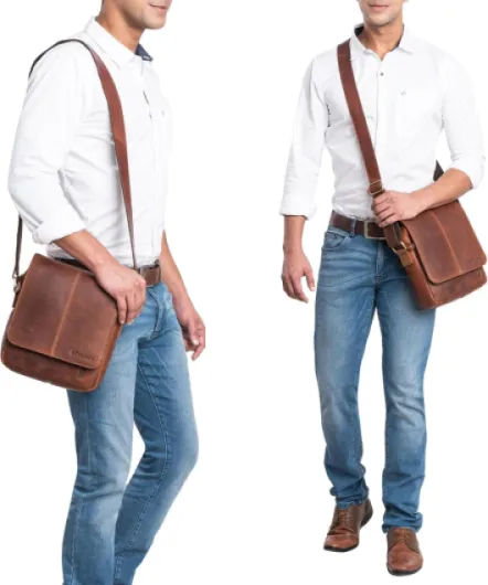 "Matt Sac en Cuir Homme Petit Vintage Sacoche Bandoulière Sacs d'épaule Messager Vintage Couleur:mocca - marron foncé Cognac Marron