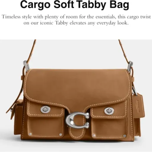 Test Coach Cargo Turnlock Soft Tabby Bag : un sac pratique et spacieux au quotidien