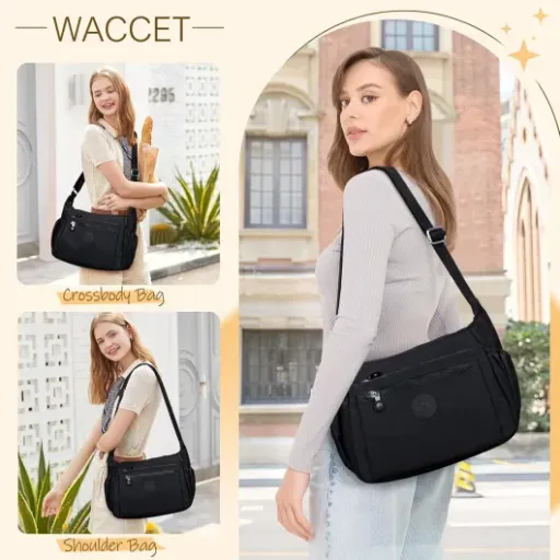 Test Sac Bandoulière Femme Grand WACCET : l'accessoire pratique du quotidien