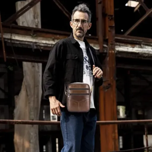 Test du Sac Besace Homme MANNUOSI : un sac pratique pour le quotidien