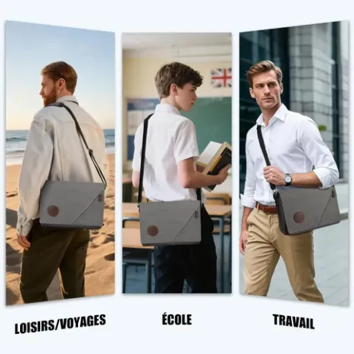 Test Eshow Sacoche Homme Bandouliere : le compagnon pratique pour vos déplacements quotidiens