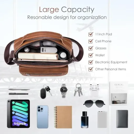 Test SPAHER Sacoche Homme : le sac pratique pour les déplacements quotidiens