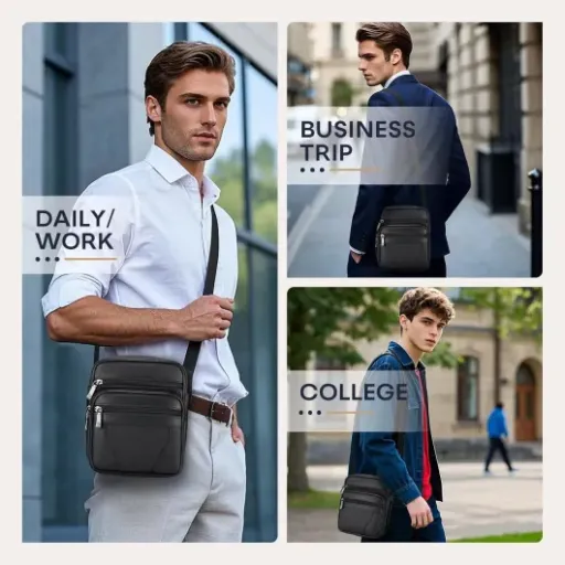 Test BAGZY Sacoche Homme : le compagnon pratique au quotidien