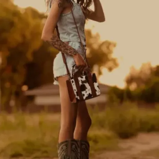 Test du Mini sac fourre-tout Wrangler : le style vache s'invite dans votre quotidien.