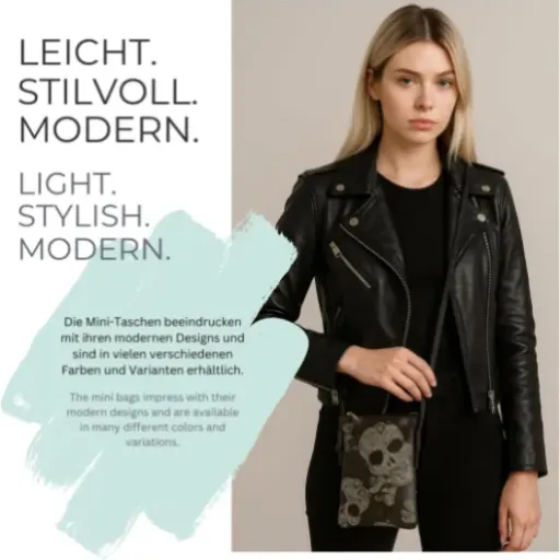 Test styleBREAKER Mini sac à bandoulière : petit mais pratique pour les soirées.