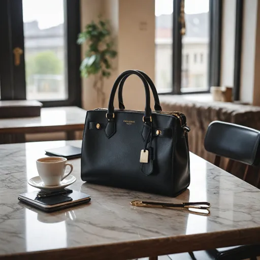Sac à main Ralph Lauren : l’élégance noire au quotidien