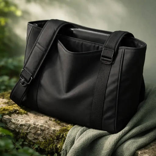 Sac cabas noir : le format XXL qui ne sacrifie ni l'allure ni le dos