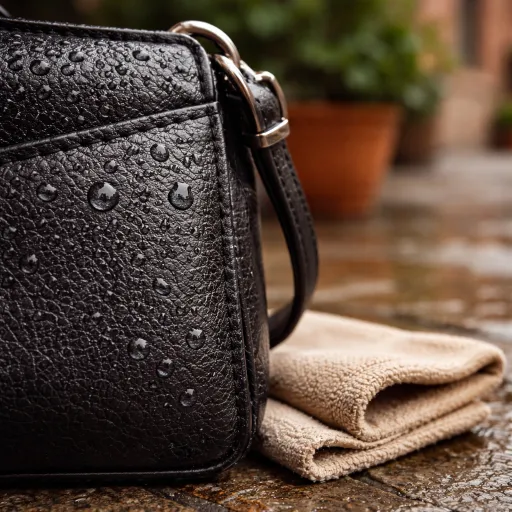 Cuir noir et pluie d'été : ce qu'il faut faire dans l'heure (et ce qu'il ne faut surtout pas)