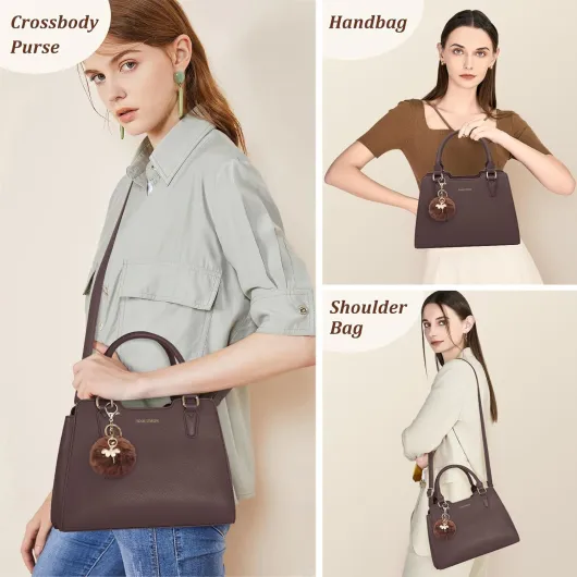 Sac a Main Femme Cuir Sacs à Main Portés Main Femme Sac à Main Bandoulière Sac Bandouliere Sacs Bandoulière Sac Fourre Tout Sac Besace Sacoche Femme pour Université Travail Café