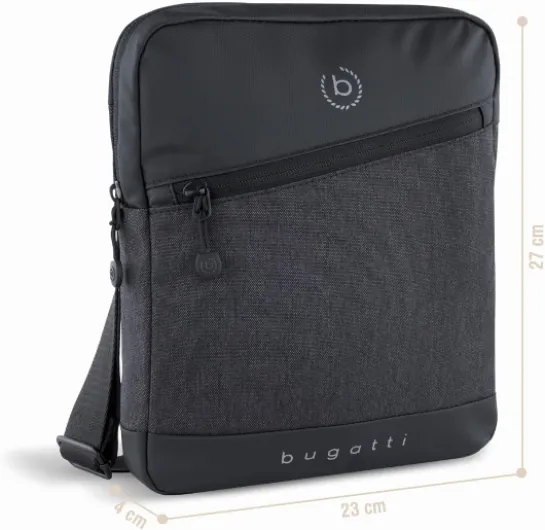 Universum Sac à bandoulière pour homme, sac à bandoulière en XS ou S, noir Noir - Taille S