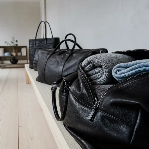Choisir un sac de voyage en cuir noir : guide expert entre cabas, fourre-tout et bagage de week-end