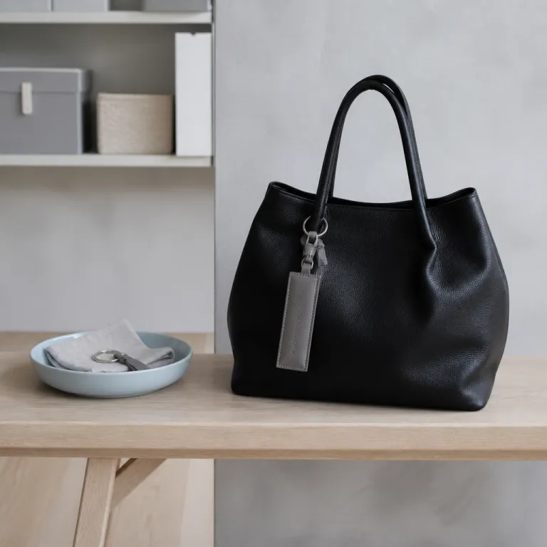 Porte clé en cuir : l’accessoire élégant qui sublime un sac noir