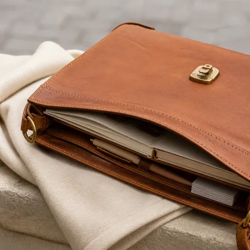 Serviette en cuir pour homme : l’élégance fonctionnelle au service de vos documents